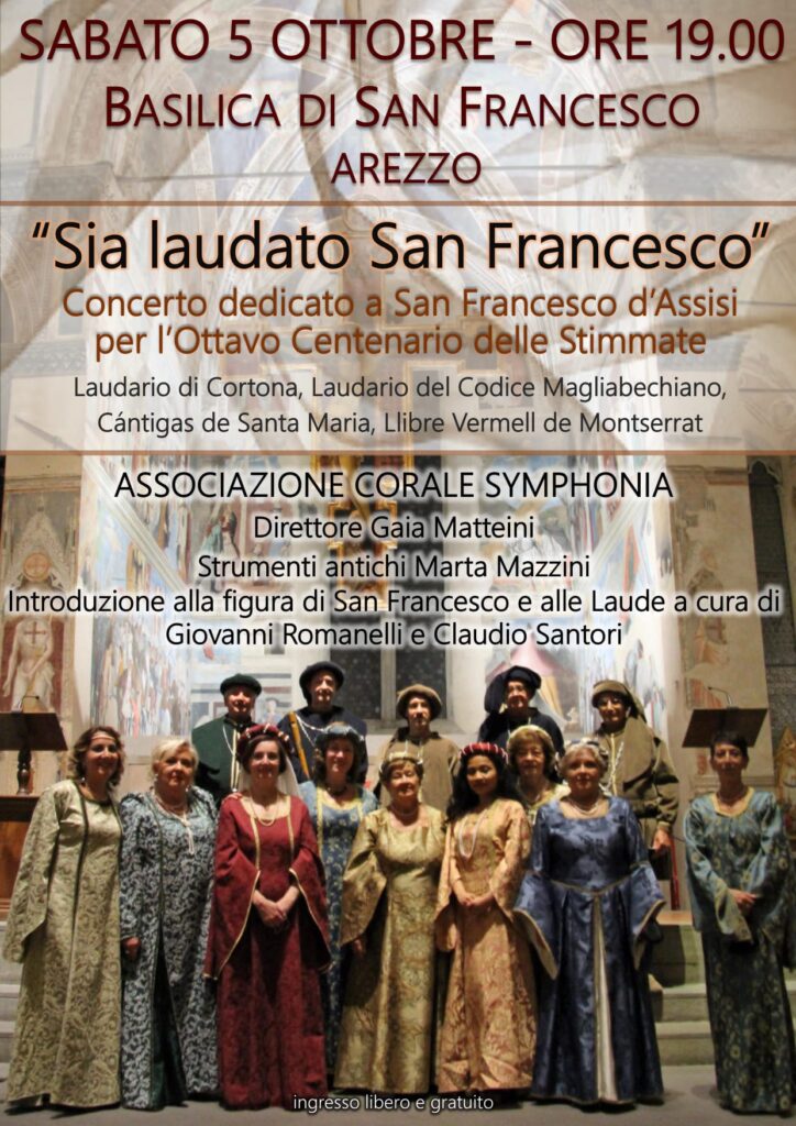 Concerto in San Francesco sabato 5 ottobre 2024