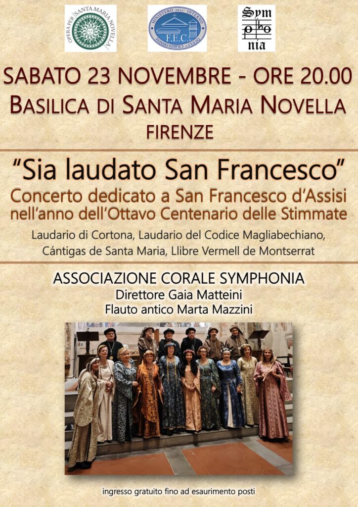 Concerto Santa Maria Novella 23 novembre 2024 
